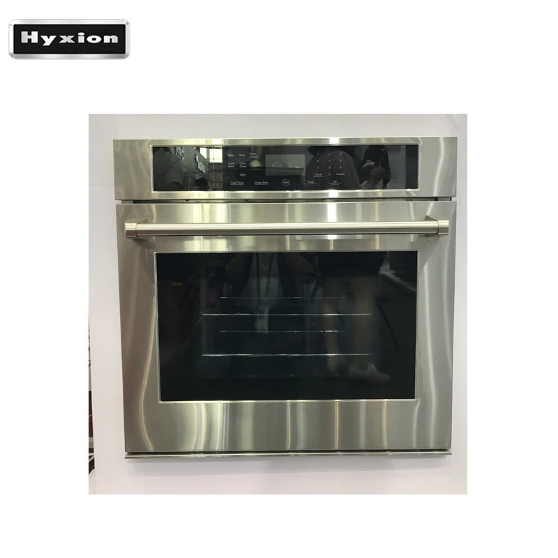 Hyxion 30 дюймов. Самоочищающаяся Одиночная электрическая настенная печь из нержавеющей стали