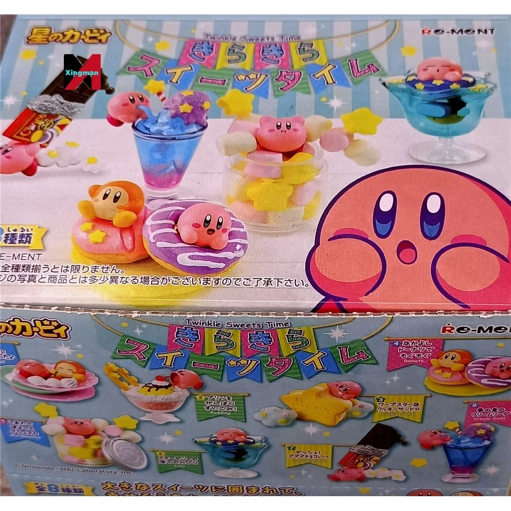 Pvc 8Pcs/Set Model Toy Anime Mystery Kirby Super Star Action Figure for Desktop Decoration Blind Box Toys