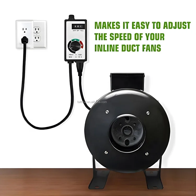 American standard plug 110v Electronic Single Phase Dc Ac Motor Variable Speed Fan Controller for duct fan