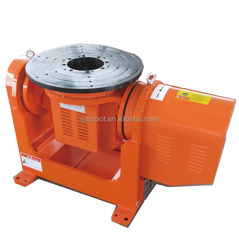 Chinese two axis turn table welding positioner used for Industrial manipulator automation arc welding robot