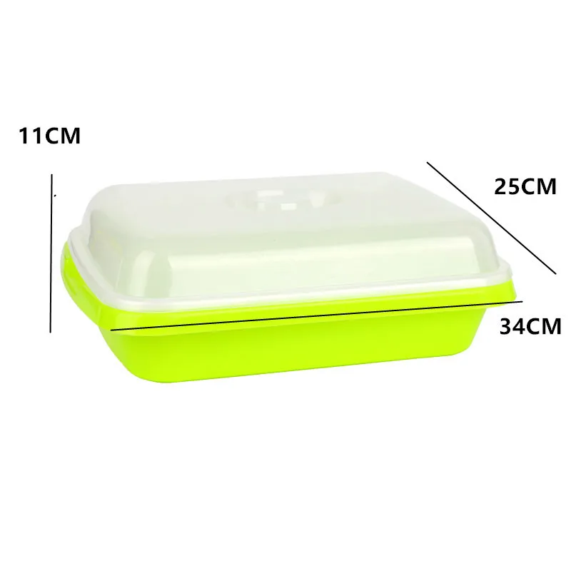 Plastic Seed Sprouter Trays, BPA Free Green Germination Tray, Reusable Nursery Seedling Sprouting Tray