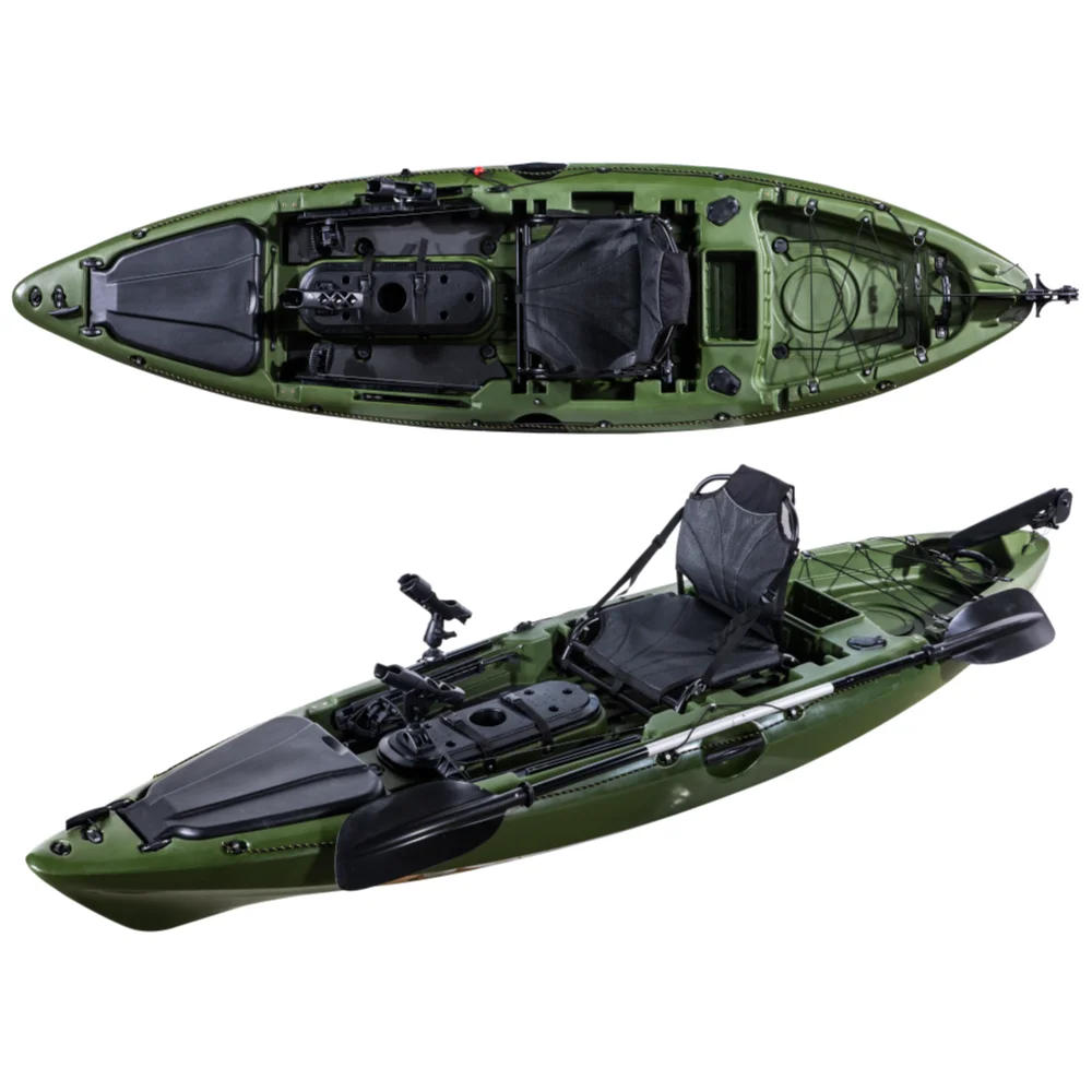 LSF Factory directly 10ft fishing waterproof peddle kayak for ocean