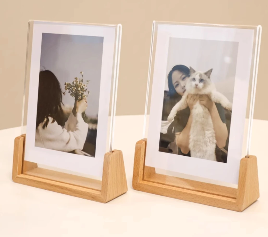 Acrylic photo frame couple photo frame