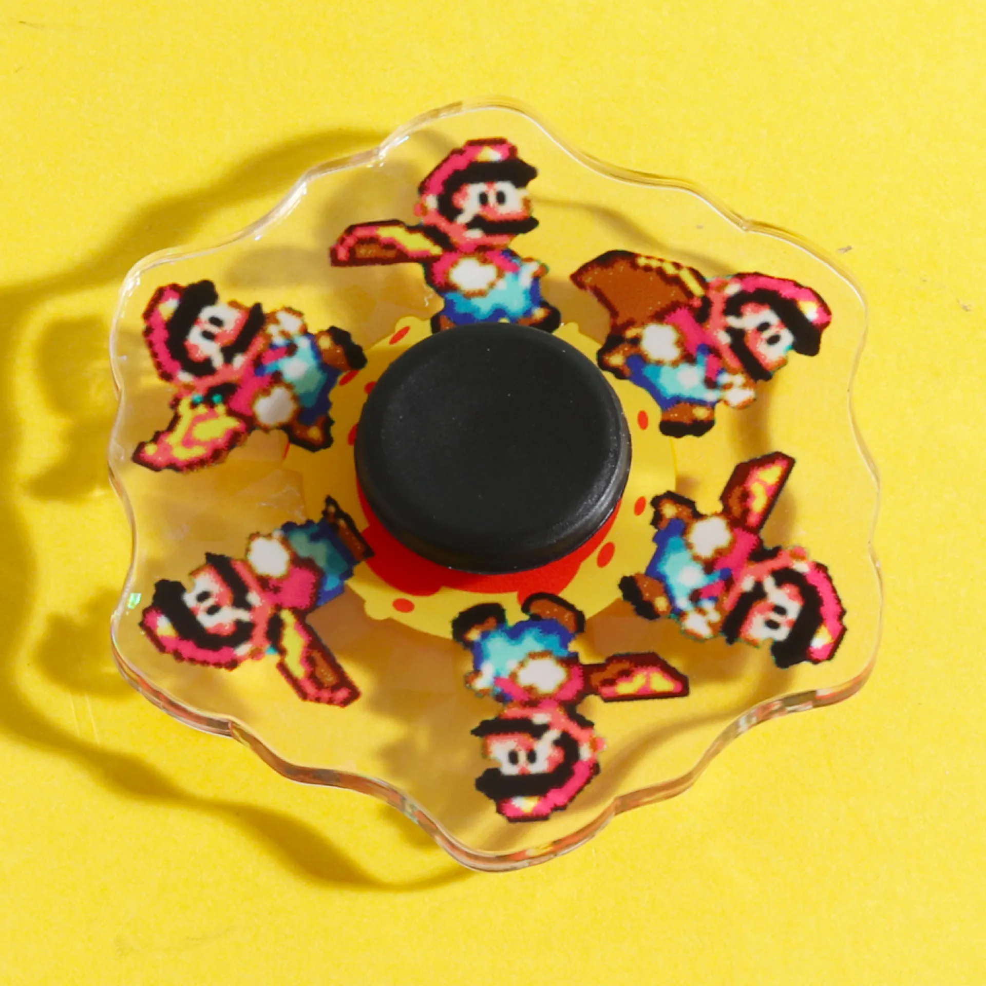 Japanese Cartoon Finger Spinner Dynamic Animation Fidget Toy Plastic Fingertip Gyro Stress Relief Spiral Twisty toy