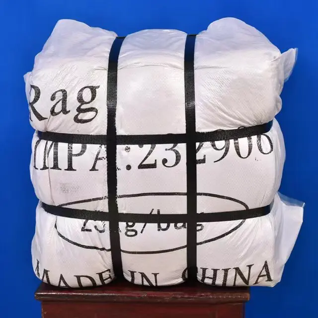 Белые хлопковые тряпки, белые переработанные тряпки, белая Очищающая тряпка для океана