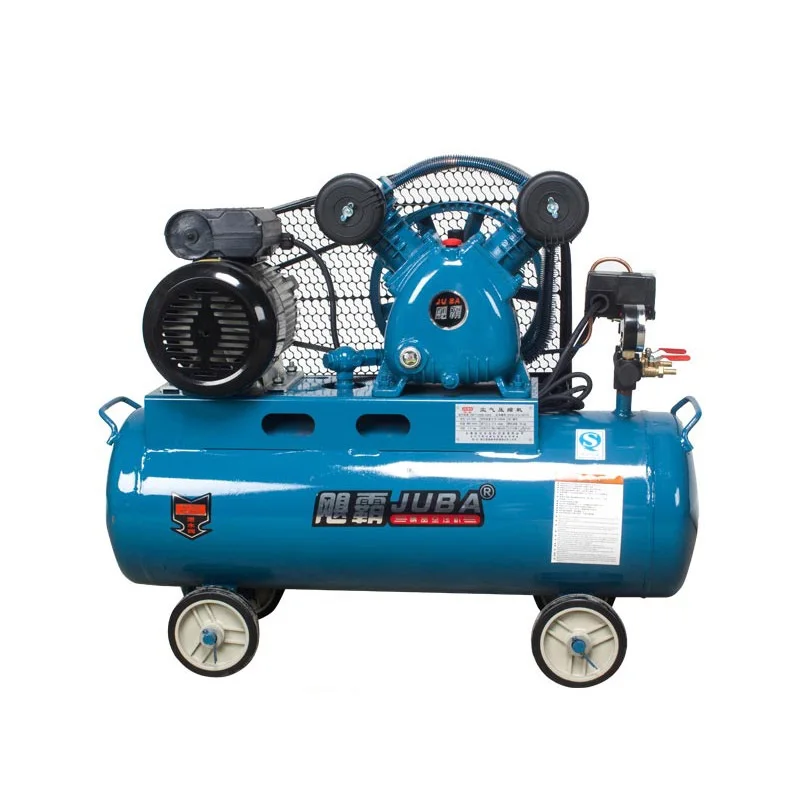 Ac power 85L 4HP belt driven high pressure industrial air compressor manufacture for sale