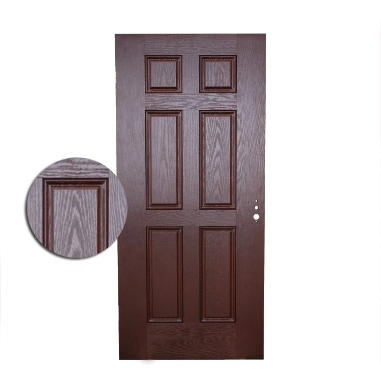 
FRP GRP SMC material door solid internal fiberglass entry door, cheap bedroom door 