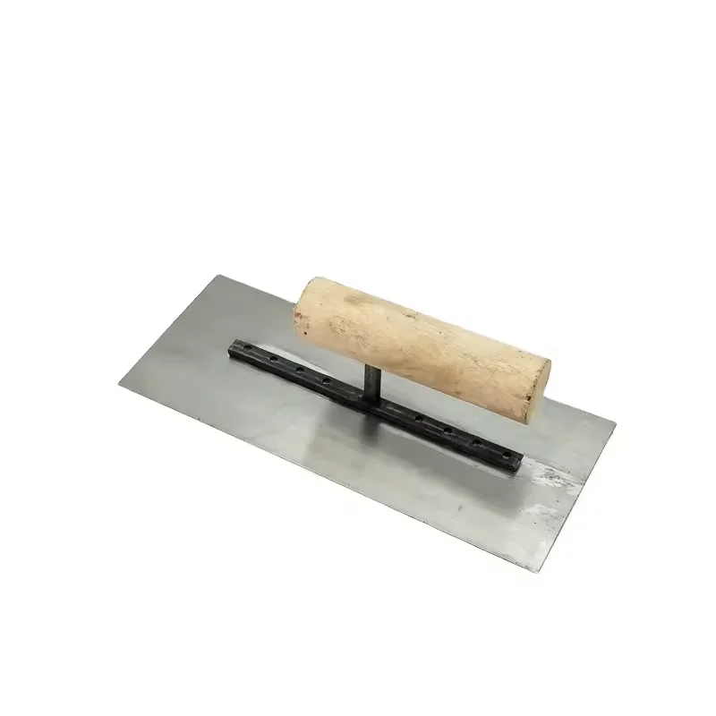 High Quality Stainless Steel  Construction Tools Concrete Trowel Hand-hold wooden Handle