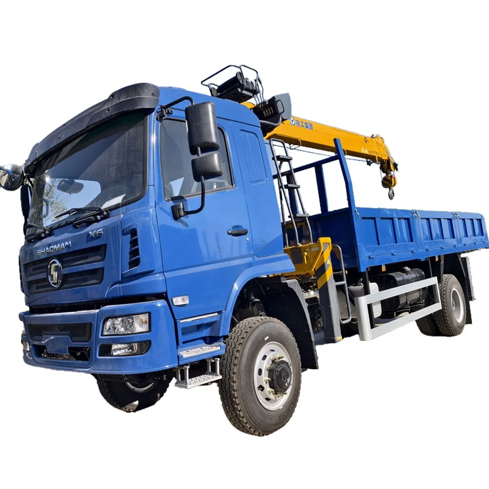 Специальные автомобильные краны SHACMAN 4x4 4WD 7 тонн с полным приводом внедорожные SQS175-4 7-тонные китайские заводские цены