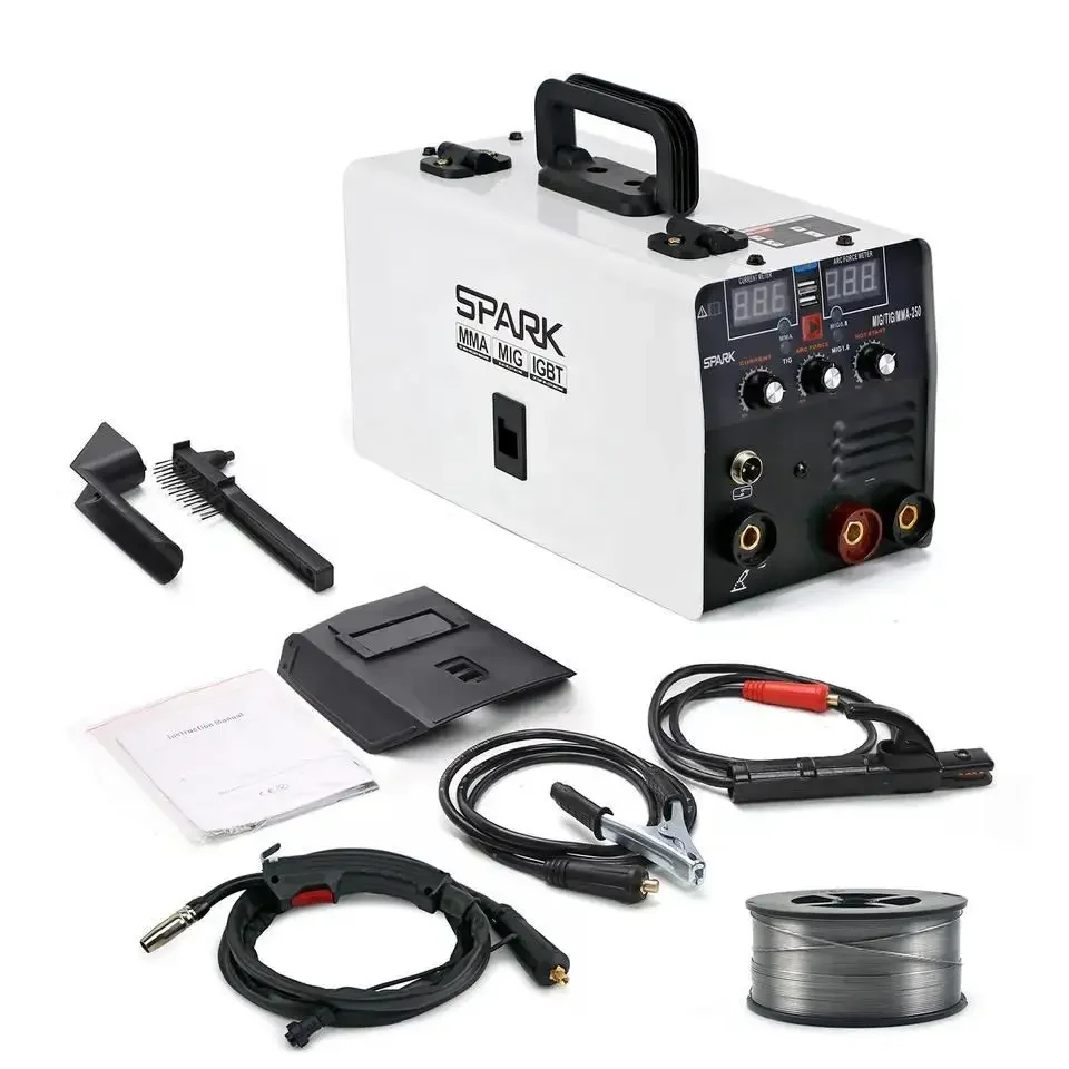 220V MIG Welders 3 In 1 Gasless MIG/MMA/LIFT TIG Welding Machine 250 amp