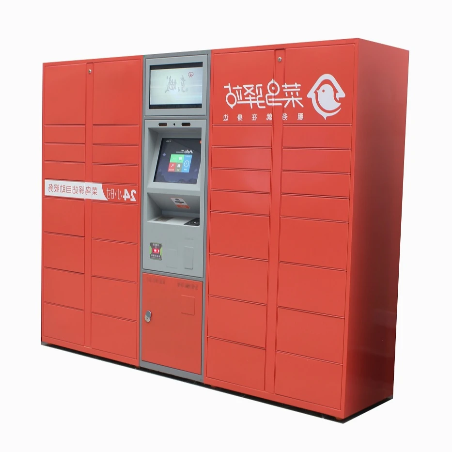 outdoor waterproof Storage lock Smart Parcel Locker Intelligent Postal/Delivery/Locker/Box with Touch LCD Screen
