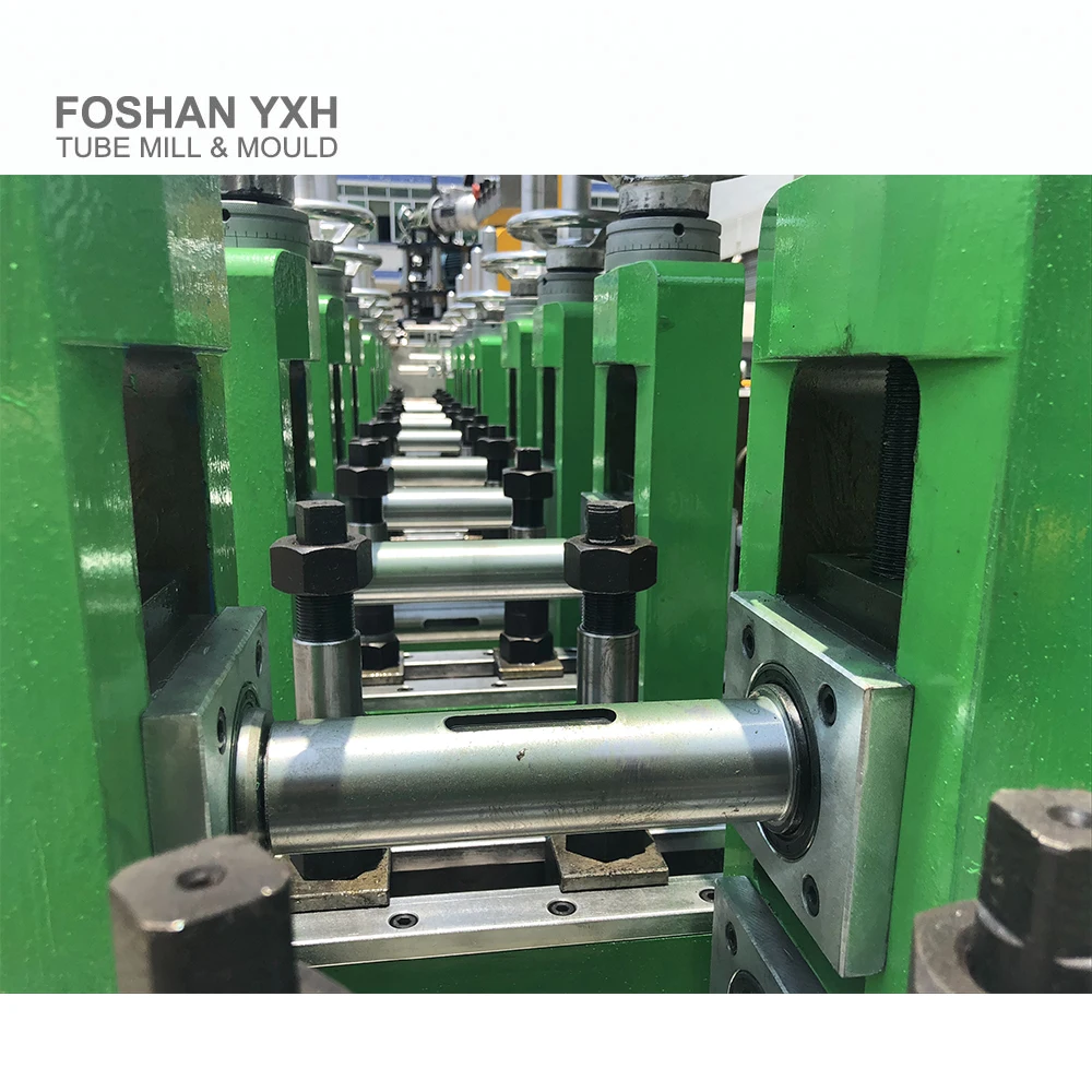 Stainless Steel Welding Tube Finning Machine / Pipe Roll Forming Line