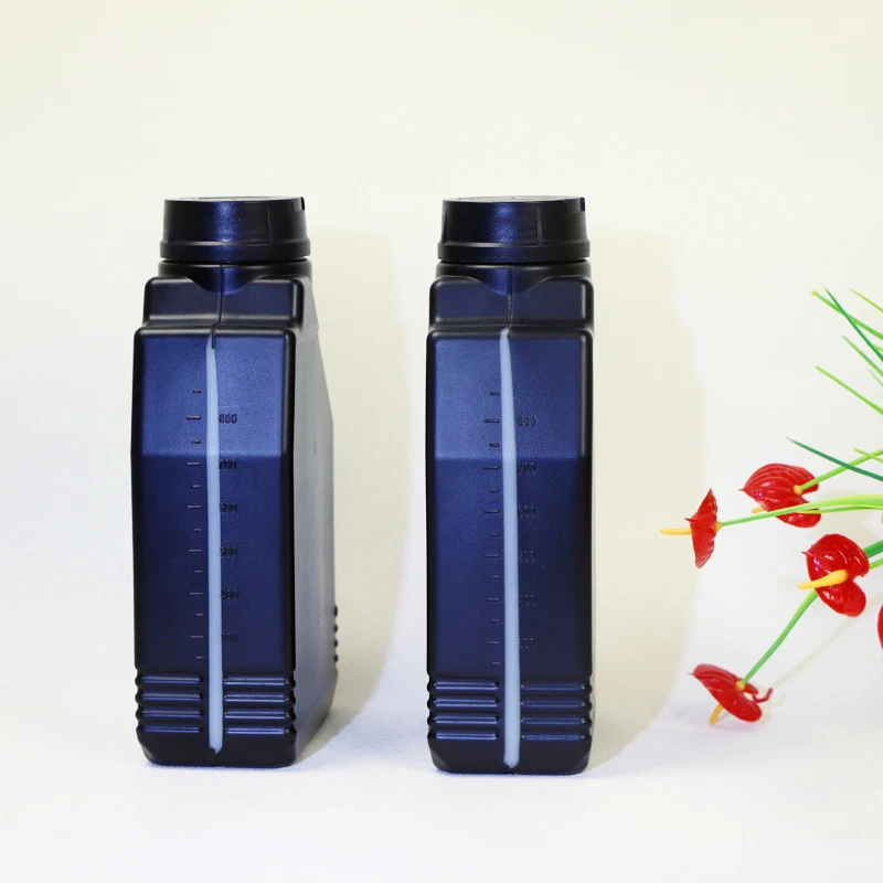 High quality 1L engine oil plastic bottle engine oil can motor lubricants 1liter container for motorcycle oil wholesale