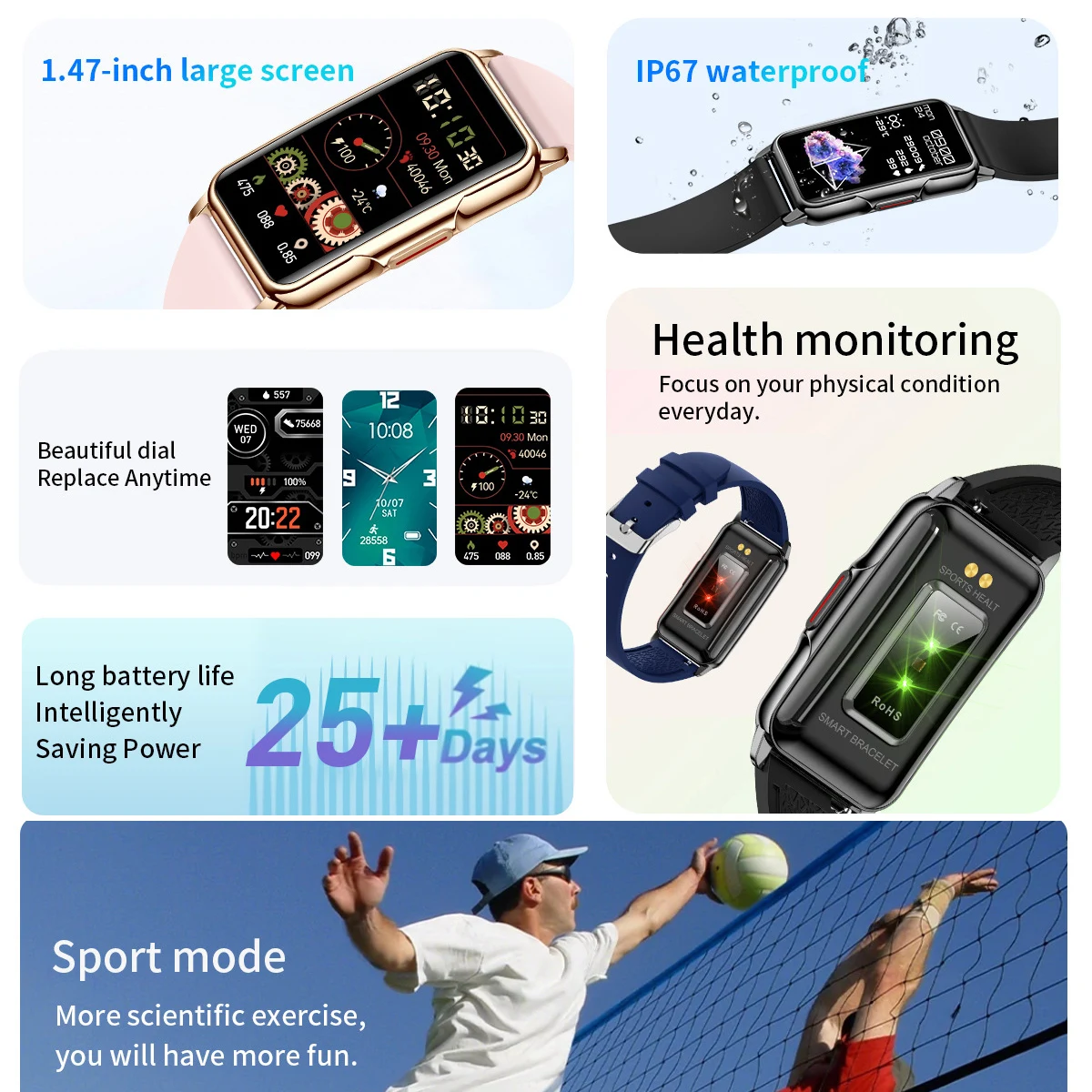 Smart Watch 2023 Women Diamond Strap Ladies Smartwatch Heart Rate Blood Oxygen Monitor Wristband for Android IOS Phone Watch