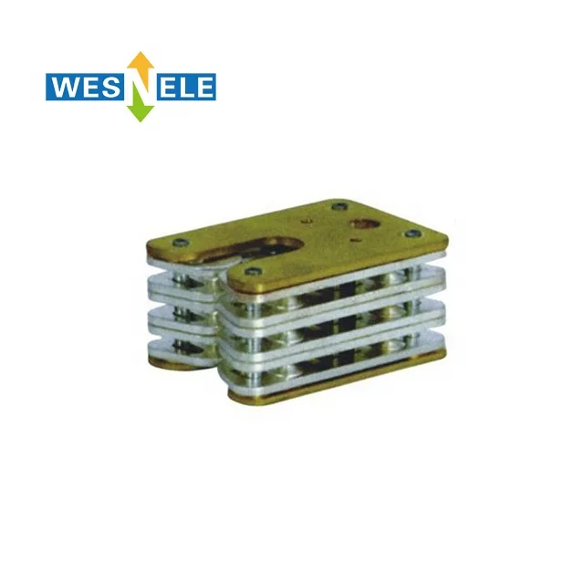 DYA401 GC6-400A VCB Extension Spring Flat Contact with 8 sheets Copper, Silver electroplate Contact