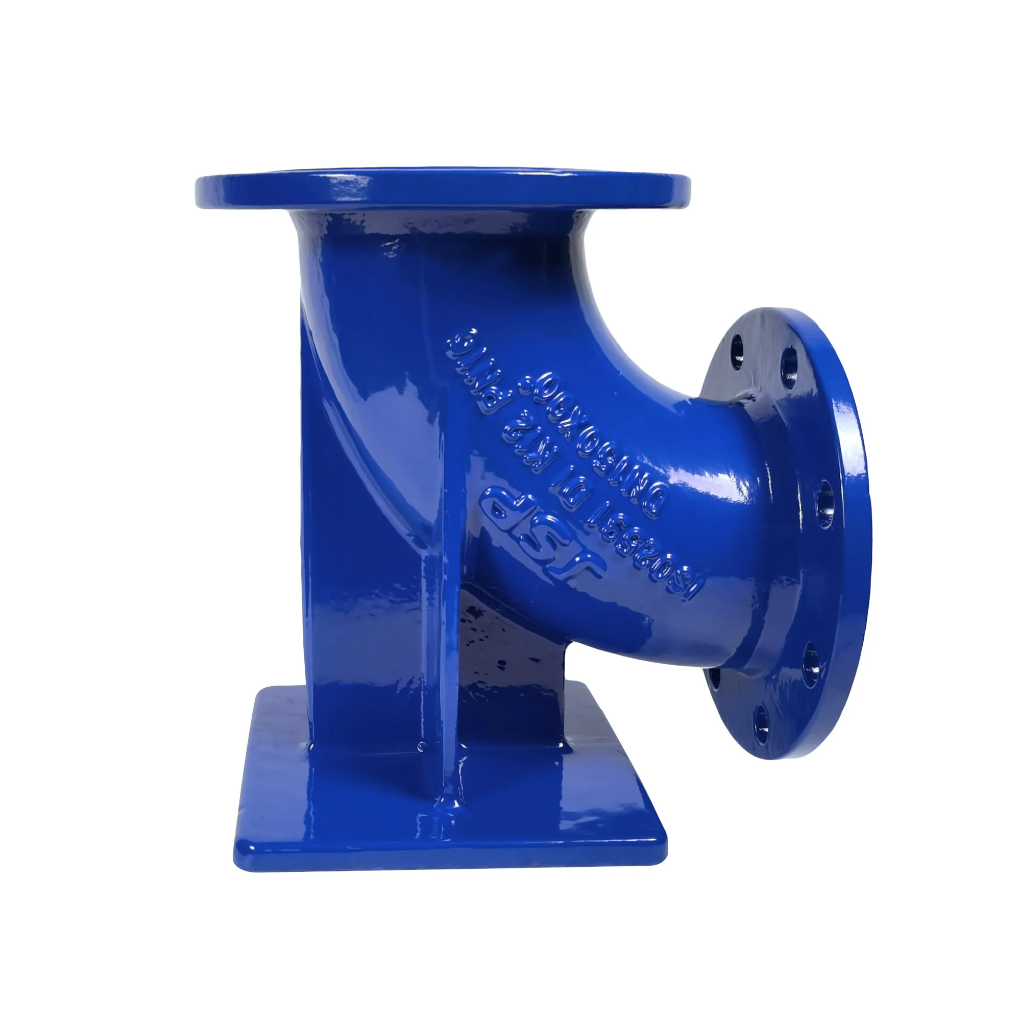 JSP Water Pressure Compact Bend Double Flanged Duckfoot Bend 90 Degree Ductile Iron Pipe Fittings Double Flanged Duckfoot
