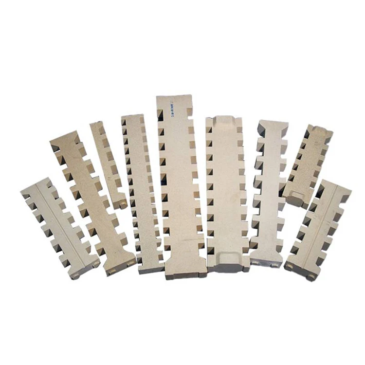 Factory Supply  shape plate Glazed high heat Mullite Kiln Post