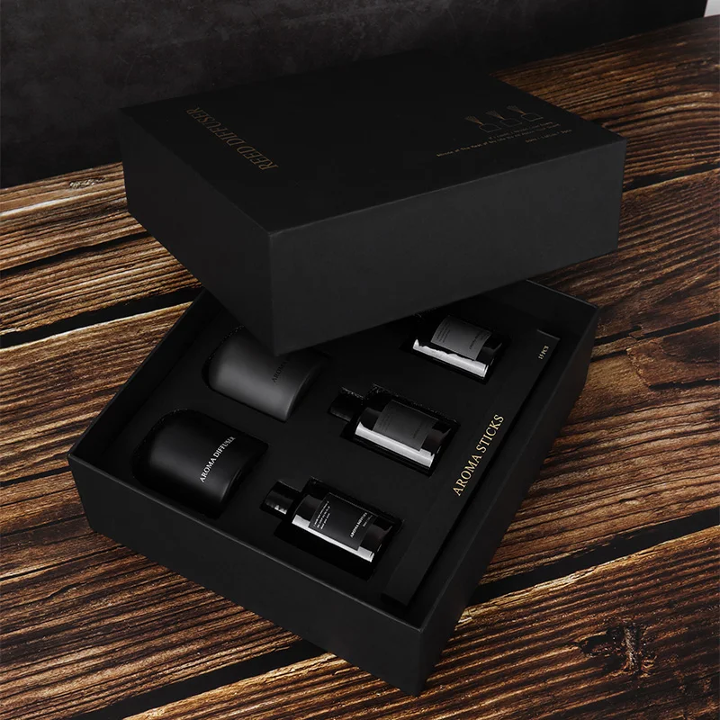 Aroma Gifts Set of 3 50ml Diffuser Gift Set  With Nature Essential Oil Reed Diffuser Home Fragrance New Design Promotion Gifts