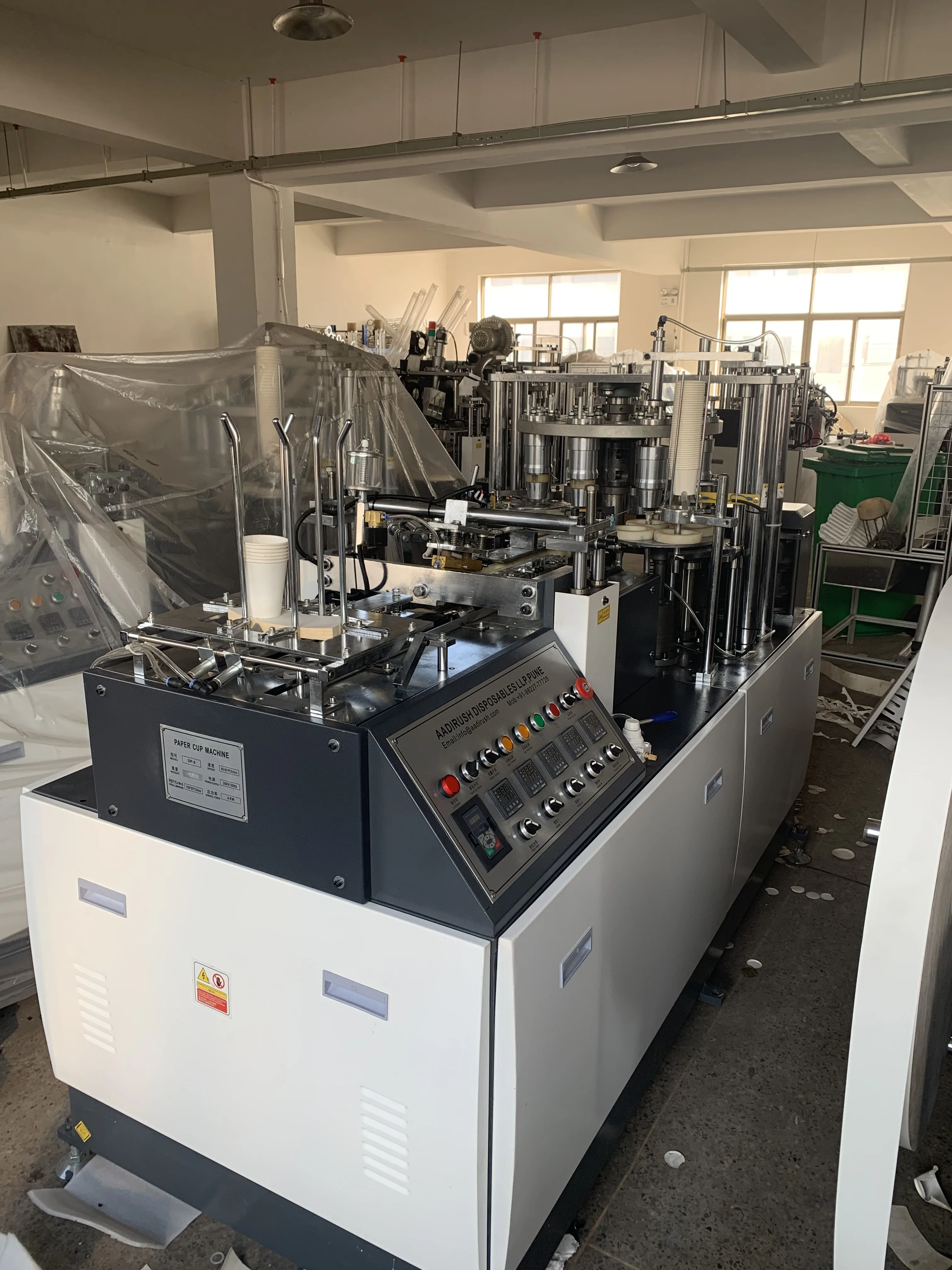 High speed paper cup machine/Disposable paper cup maker/Environment-friendly paper cup forming machine