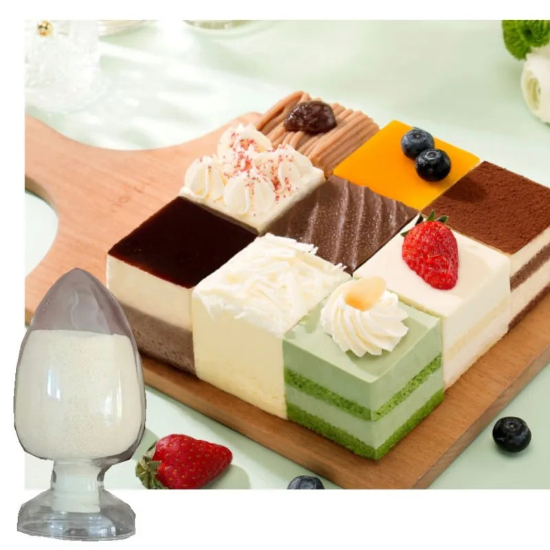 cake food additive  thickener powder CMC carboxymethyl cellulose sodium food grade For sale