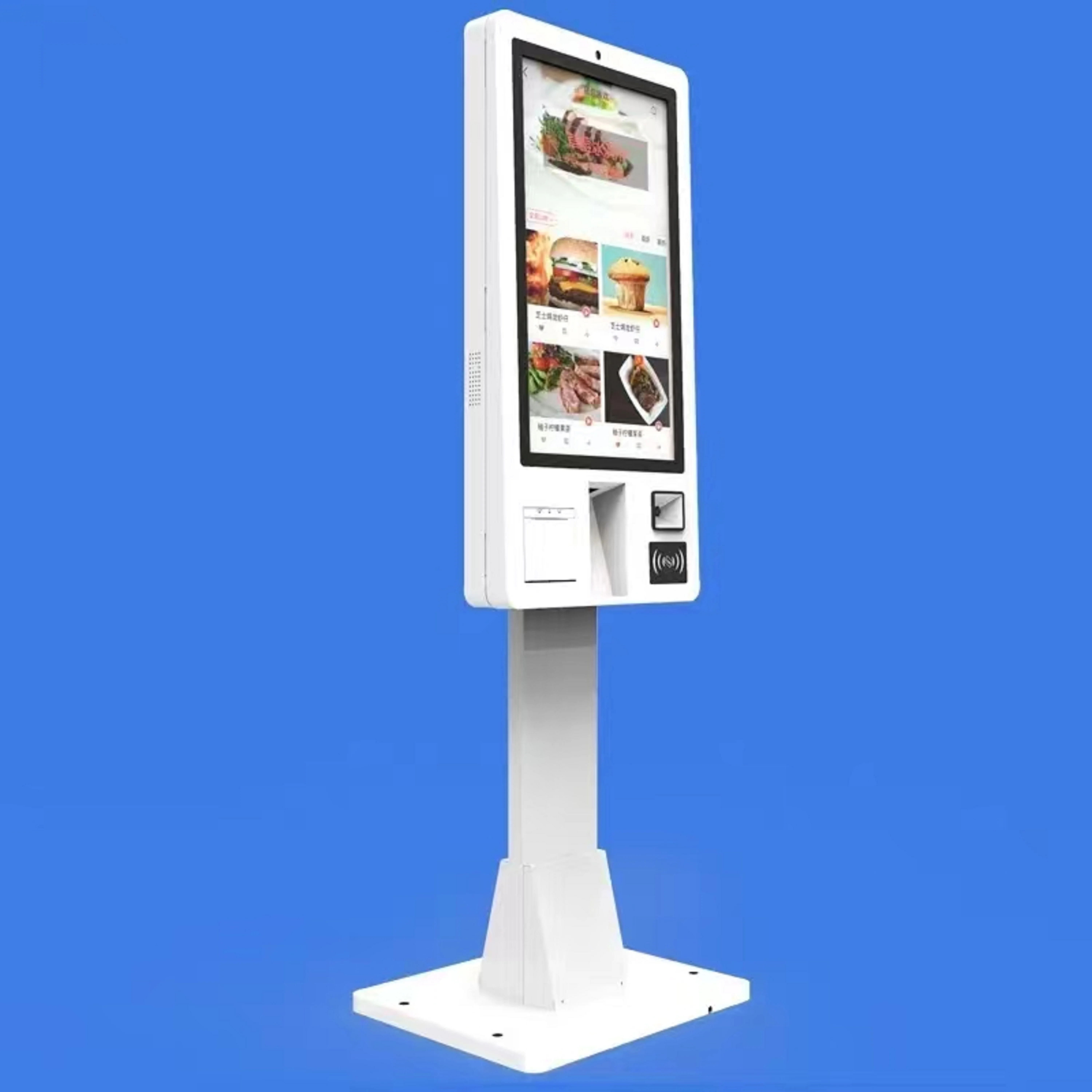 All in one Kiosk 23.8/27/32 inch Touch Screen POS Terminal Windows/Android Ordering Payment Kiosk/Kiosk Touch Screen Pos