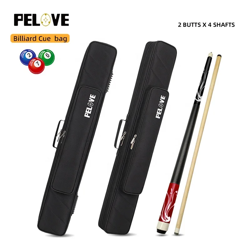 Billiard Cue Case , 2x4 Billiard Pool Cue Stick Carrying Case , Pool Billiards Accessories
