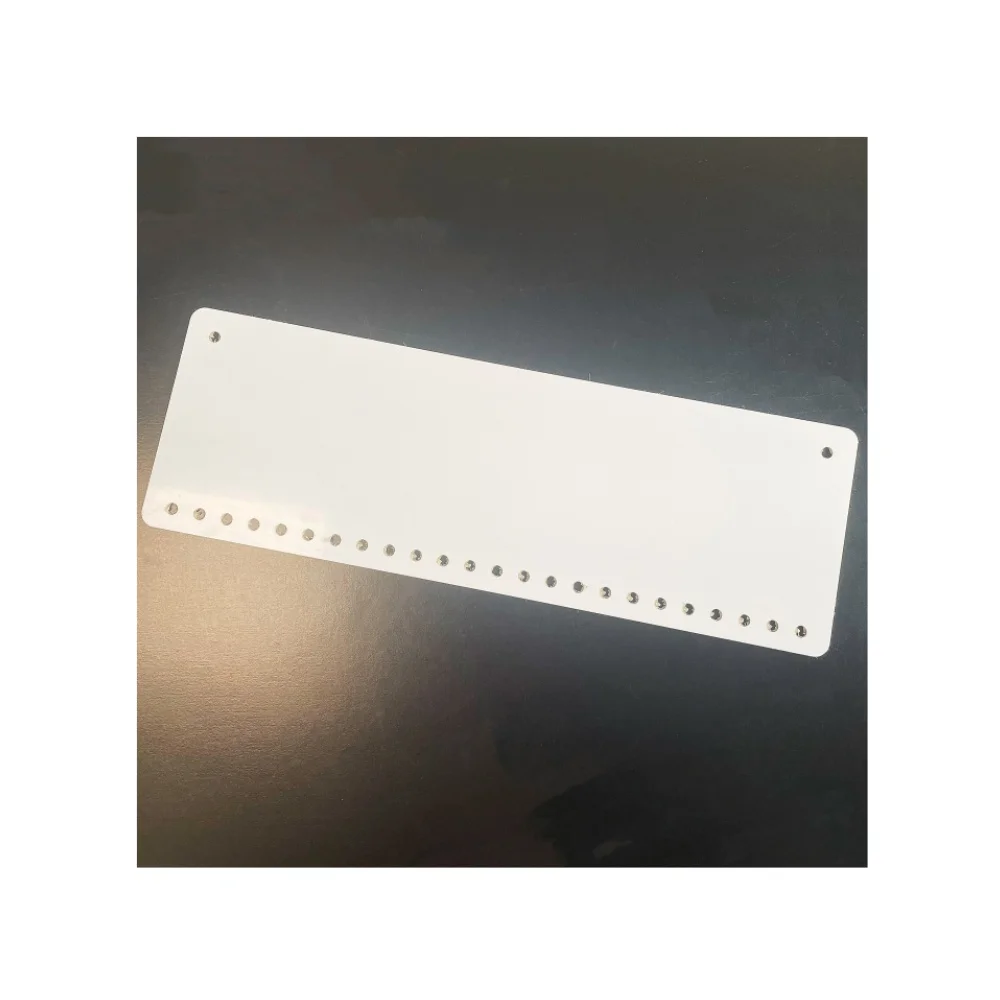 RTS Candy Cane Advent Aluminum Metal Calendar Sublimation Christmas Countdown Ornament Photo Plaques