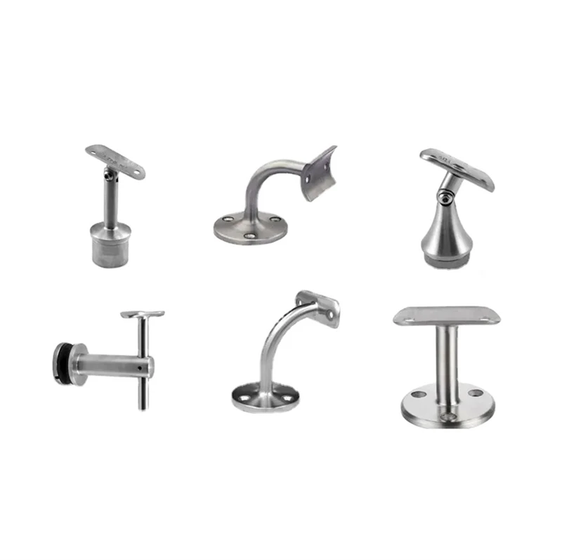 Stainless steel handrail bracket for round tube balustrade handrail to wall bracket