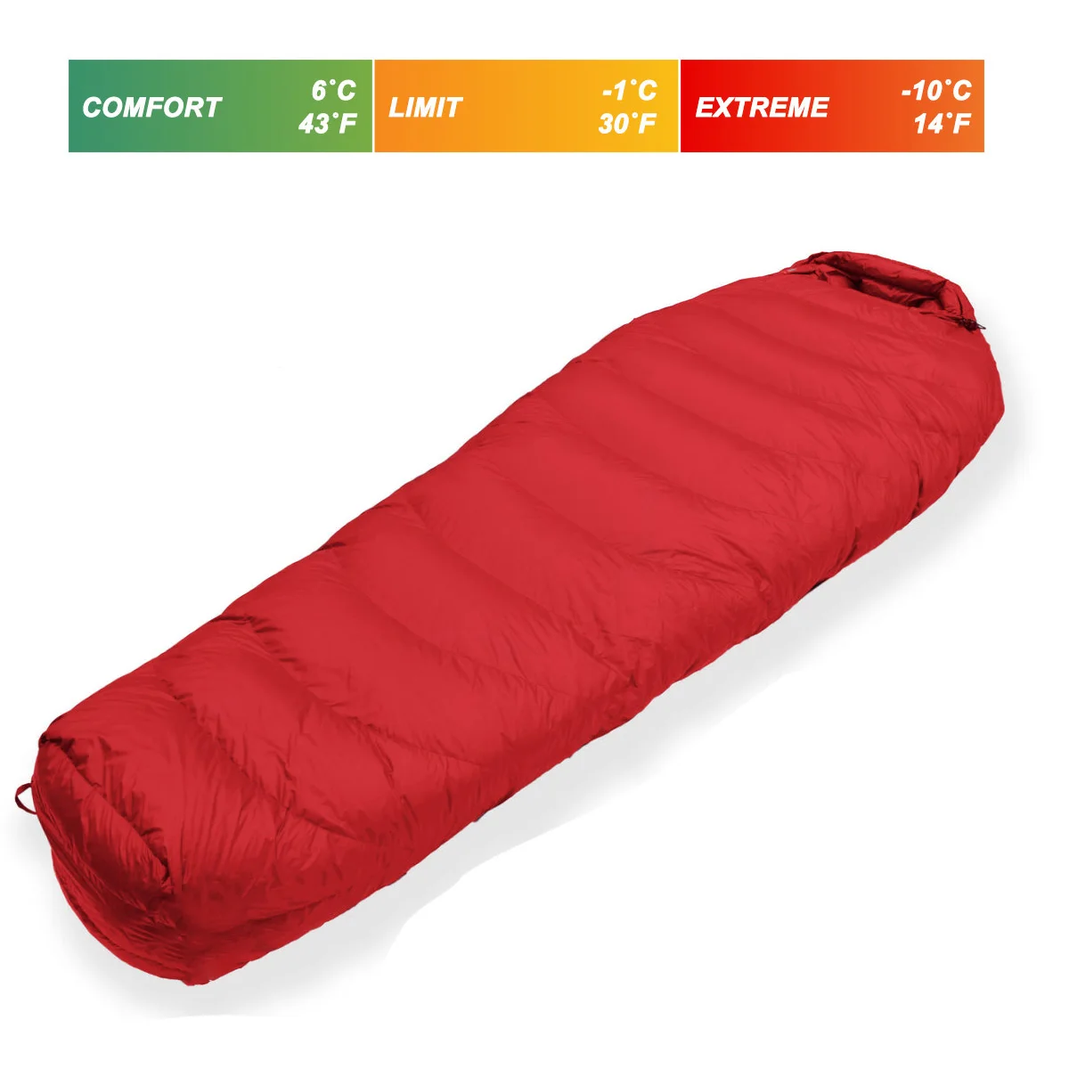 Wholesale Waterproof Winter Outdoor Camping Goose Down Ultralight Mummy Sleeping Bag For Cold Weather Camping Hiking