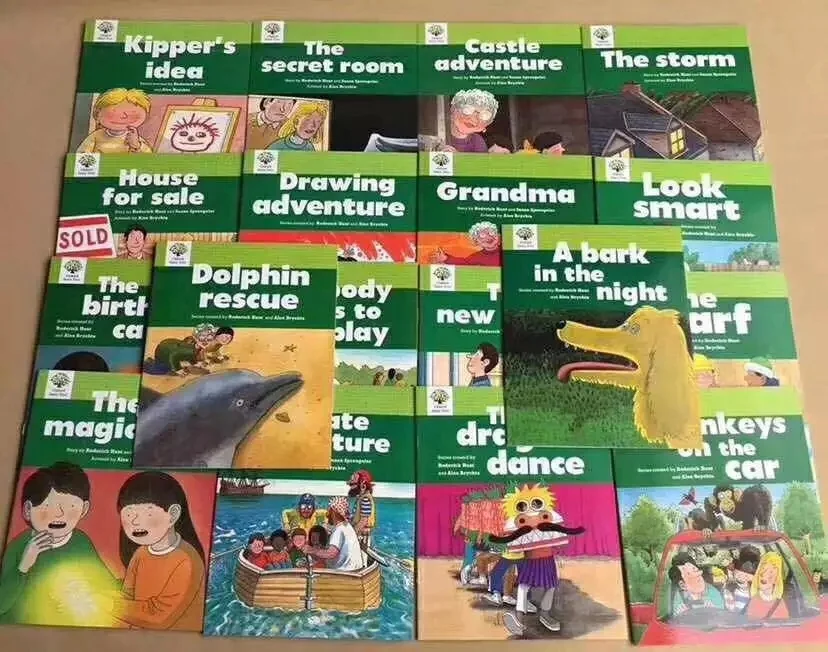  52 книги 1-3 уровня Oxford Story Tree/детская книга с рисунками на английском языке детские развивающие