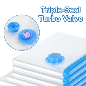 PA/PE space saver vacuum compression storage bags 6 pack jumbo vacuum storage bags for organizer clothes