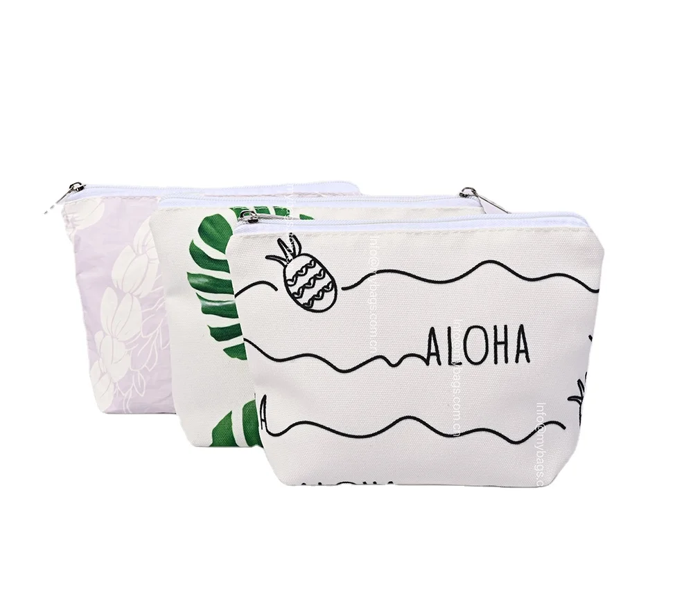 Сувенирный магазин по уходу за кожей Aloha Hawaii Honolulu полноцветный холщовый сублимационный мешок с принтом косметичка кисточкой