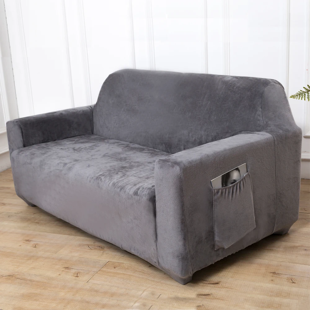 
Wholesale Furniture Protector Pet Dog Double Seat Minky Sofa Cover for Chair Gary 