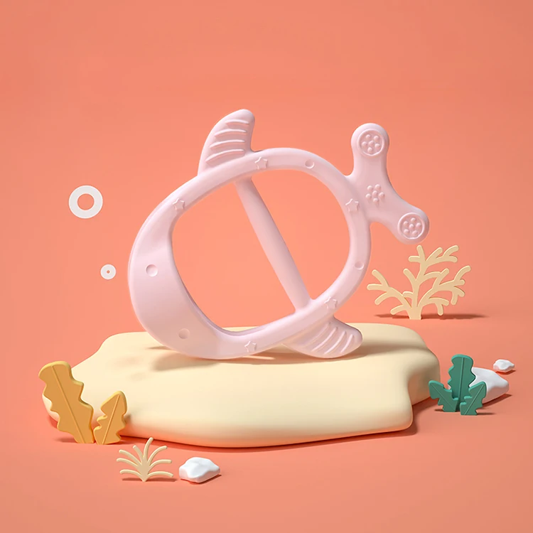 Food grade silicone chewing gum a good tool for your baby to grind his teeth silicone baby teether