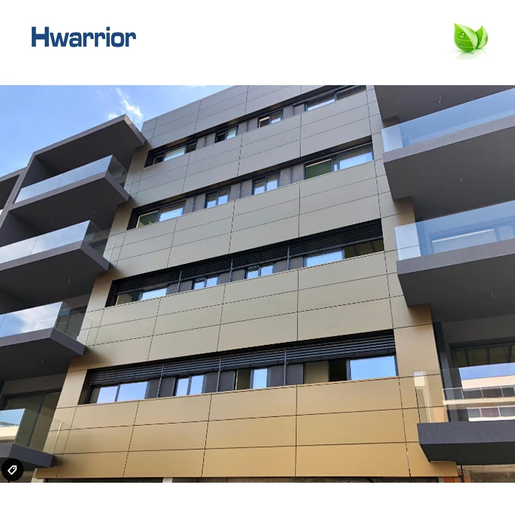 2020 New Fashionable customized  fireproof 4mm aluminum panel curtain wall system metal facade panel system foshan