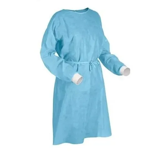 Disposable isolation gown non woven PP lightweight visitor gown doctor nurse surgery protecting isolation grown