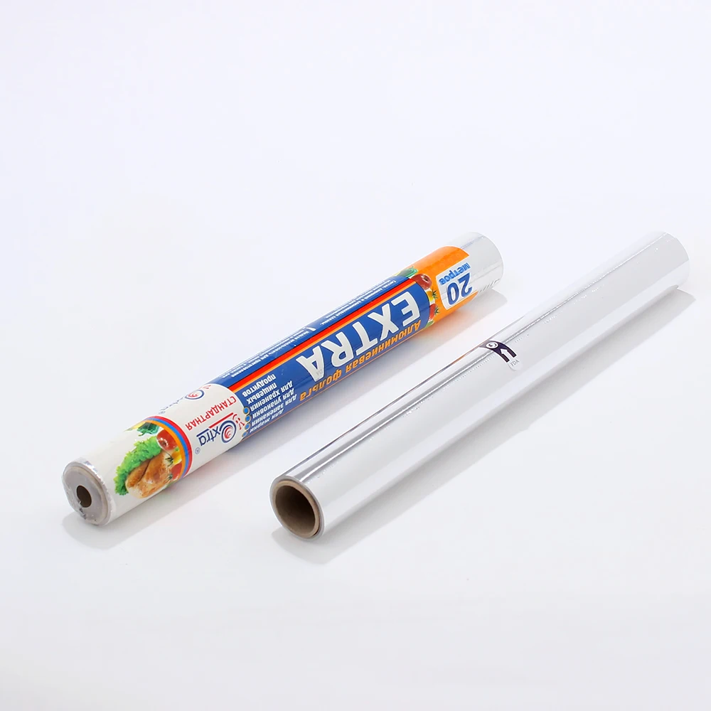 Ex factory price 8011 Food Grade High Quality  30 Microns Aluminium Foil  Aluminum Disposable Foil