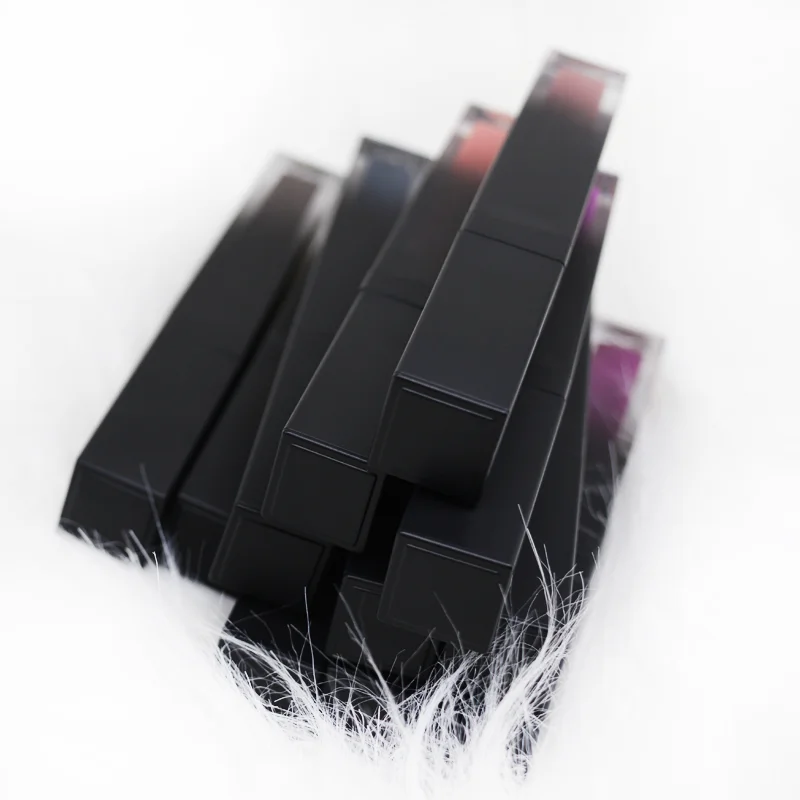 49 colors Black vegan lipstick private label custom nude matte liquid private logo lip stick