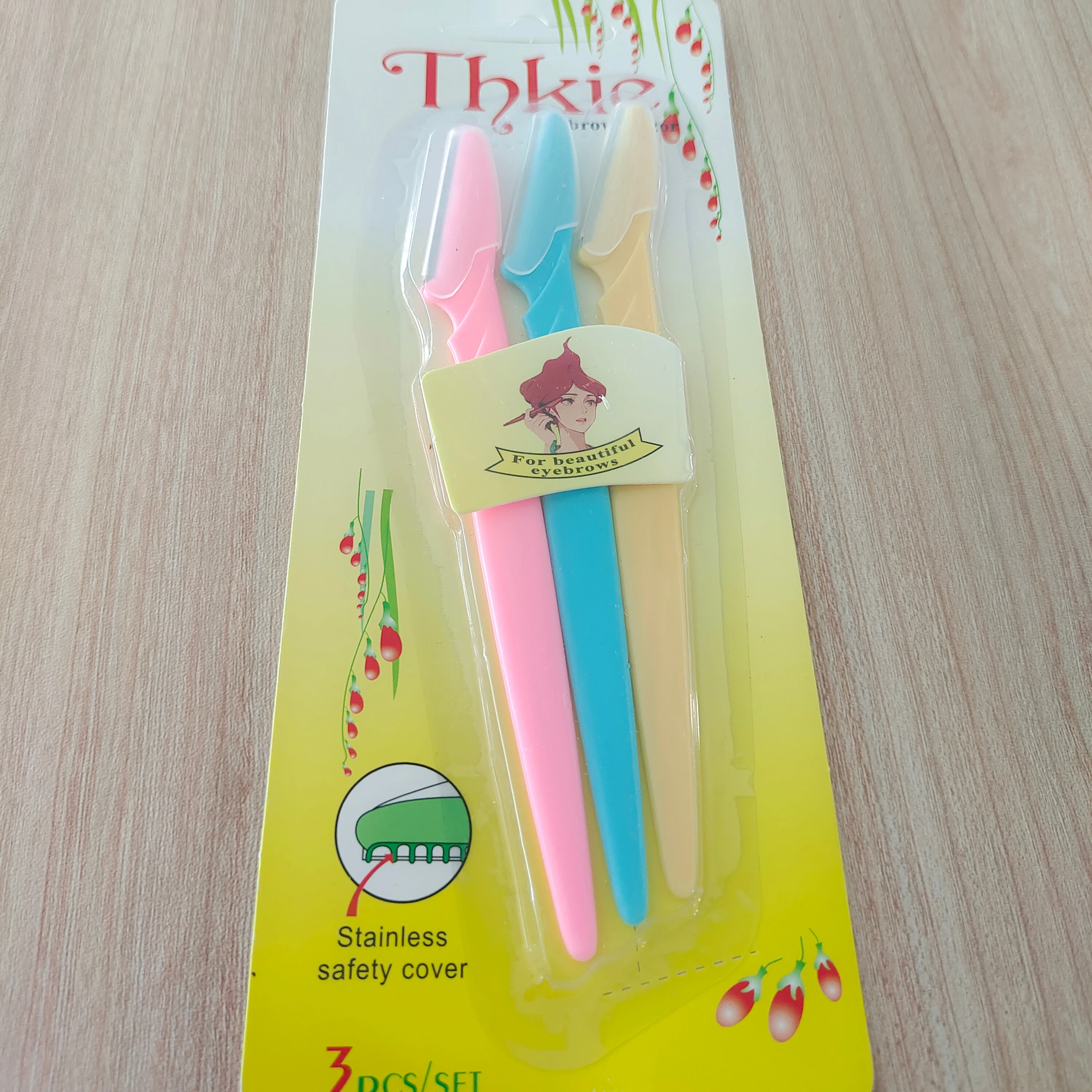 portable lady Makeup tool  eyebrow trimmer shaver safety lady eyebrow razor Eyebrow Shaping  Knife