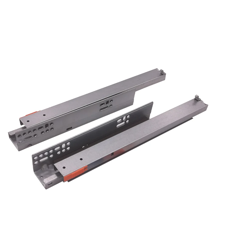 Full Extension Kitchen Furniture Cabinet Hardware Concealed Soft Close Drawer Slides Under Mounting Drawer Slide