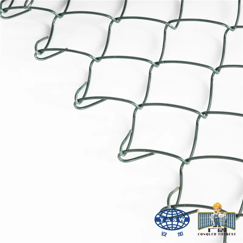 High Quality Diamond Wire Mesh Fence Price Hot Dipped Galvanized Chain Link Mesh
