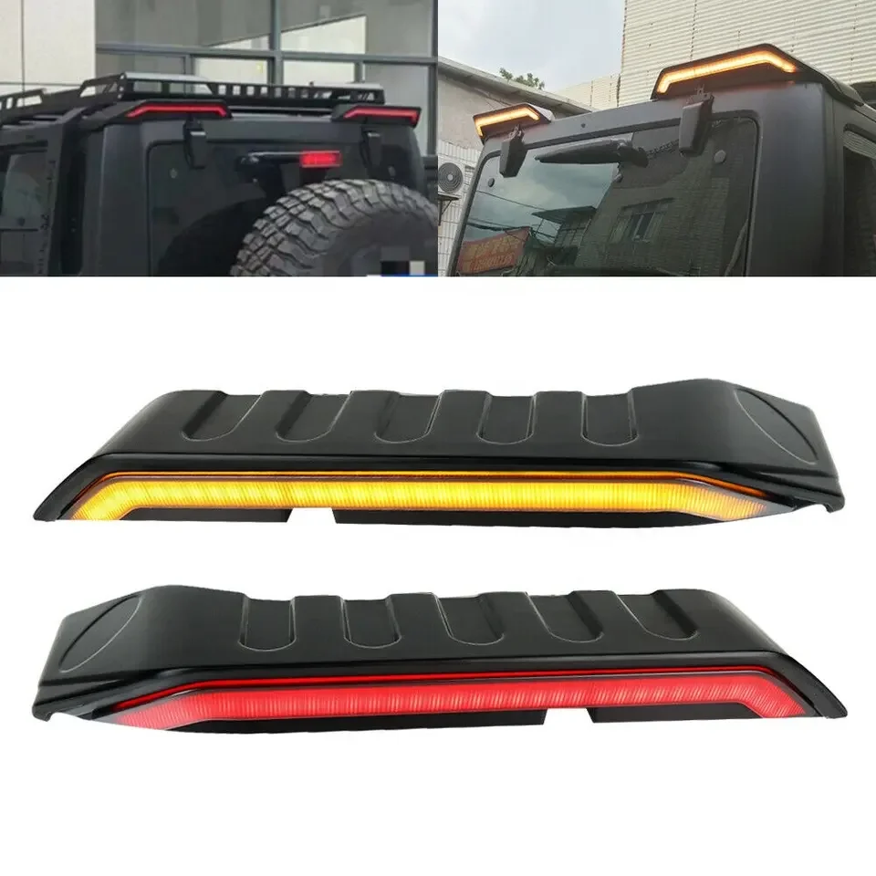 Спойлер со светодиодной подсветкой для Jeep Wrangler JL JK Tail спойлер