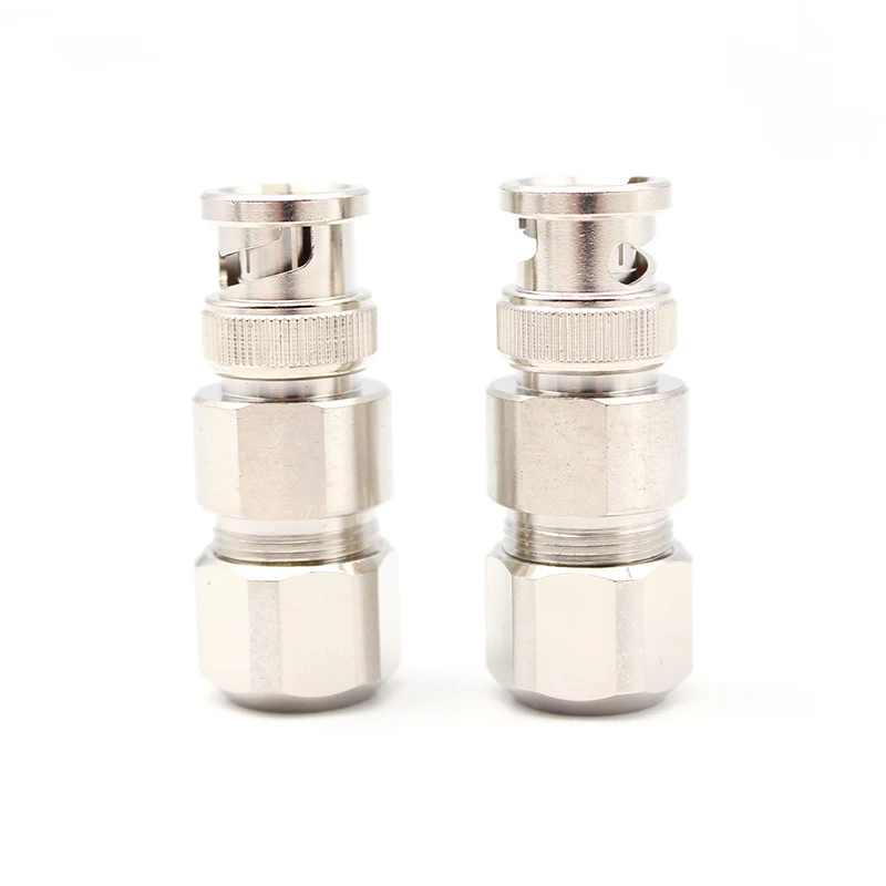 RF connector BNC male connector with LMR400 cable Clamp