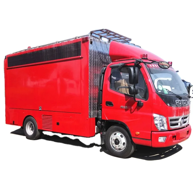 Красивый мобильный рекламный грузовик foton 4,5 тонны