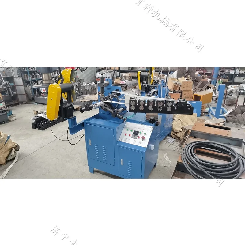 200 type corrugated pipe forming machine   Construction Prestressing Machinery  Stainless steel round pipe screwing machine