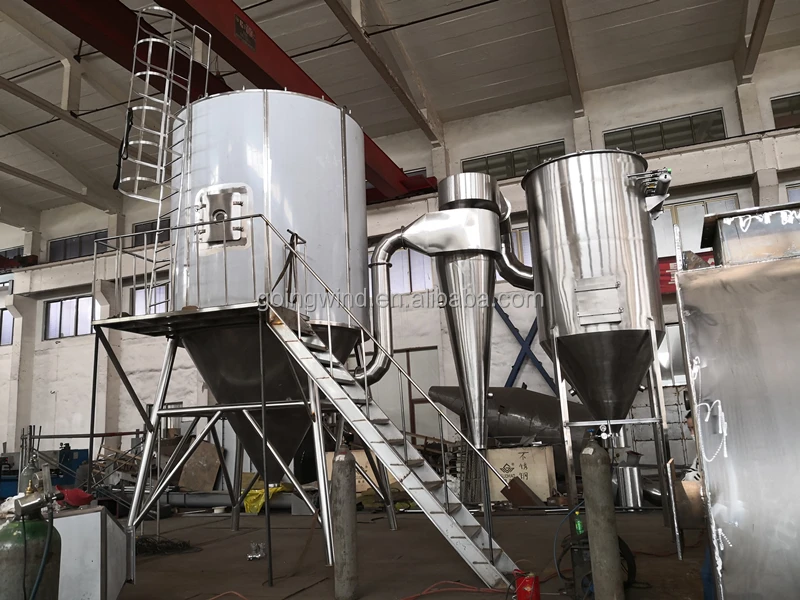Coconut milk powder spray drying machine fruit juice tomato pulp food spray dryer drier spraying making equipment price for sale