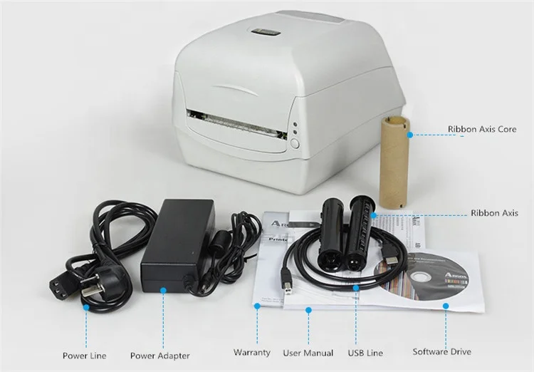 Jepod Argox CP-2140M 203dpi 4 inch fixed asset cable label library shelf tag jewelry tag thermal transfer barcode printer