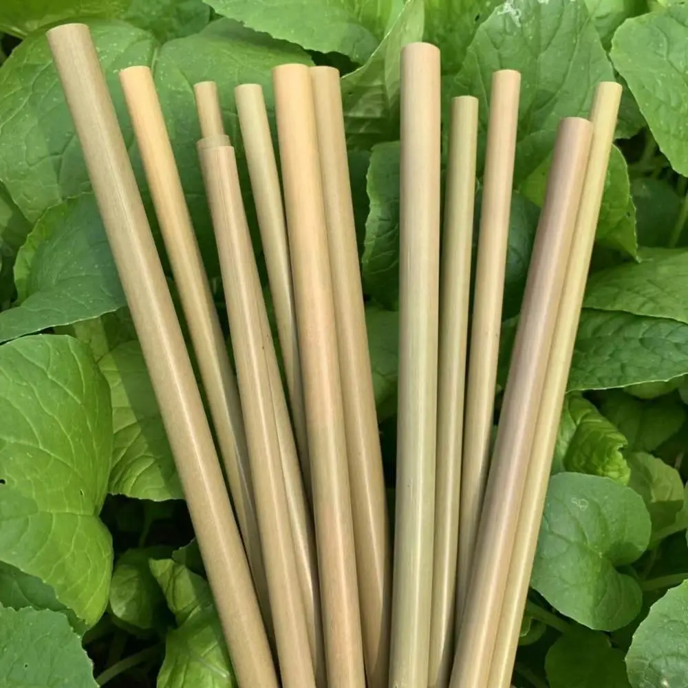 Reusable & Biodegradable Organic Natural Bamboo Drinking Straw straw bamboo