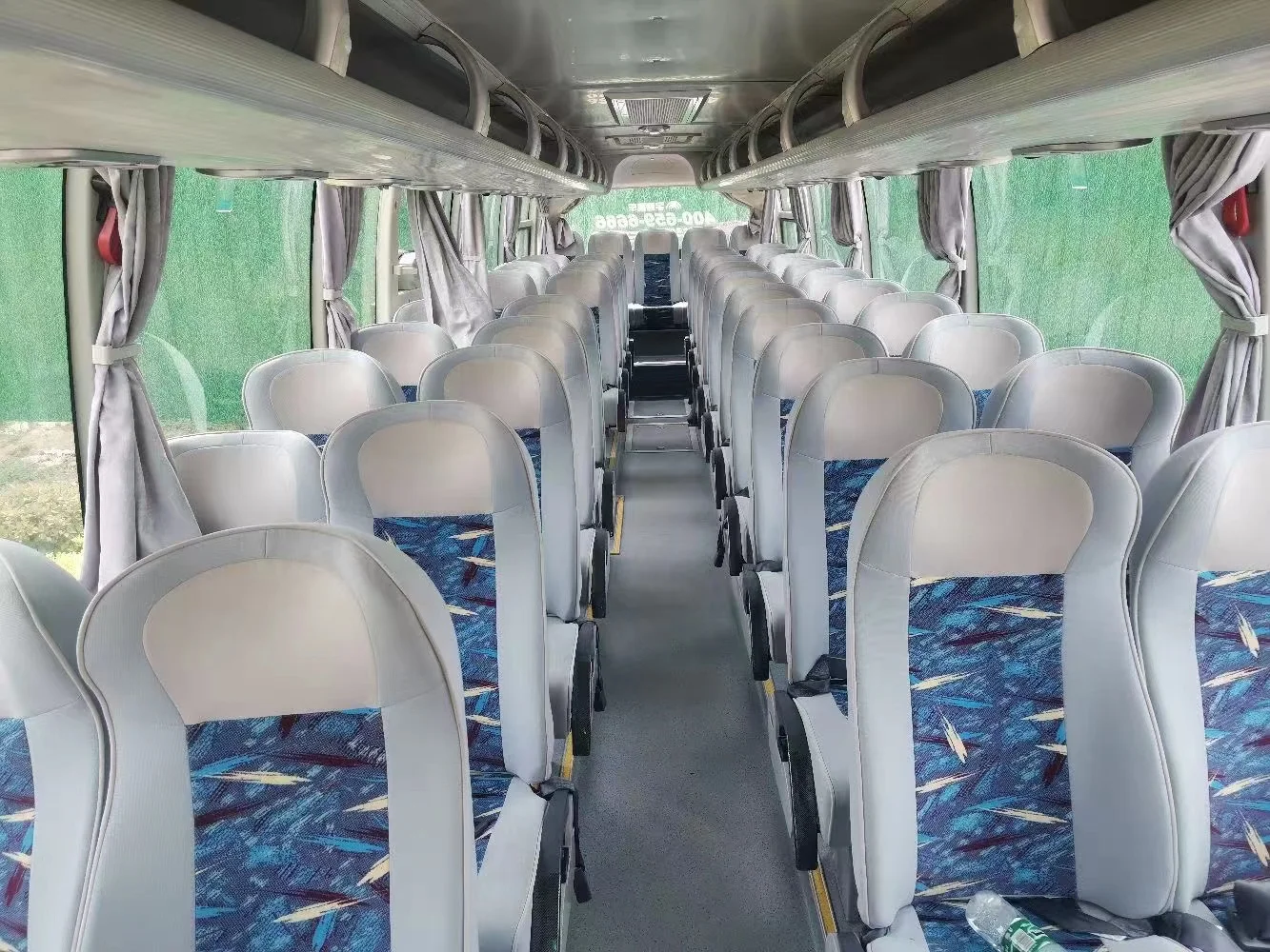 Совершенно новый и бывший в употреблении передний двигатель Kinglong Bus 55 сидений дорожный автобус рулевое управление двигателем RHD LHD