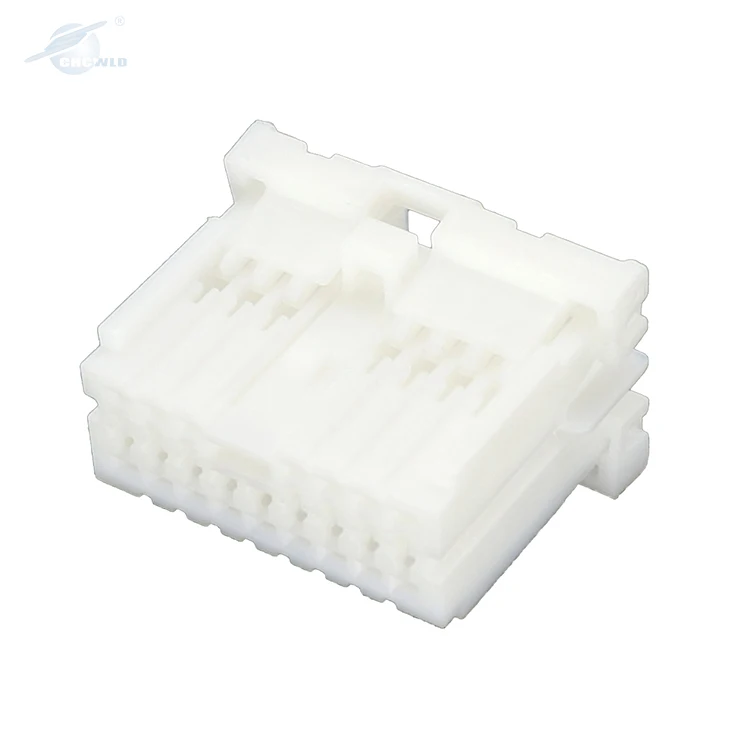 16 Pin Automobile Male White Connector plug Wire harness Housing Micro jst plug Connector 653019